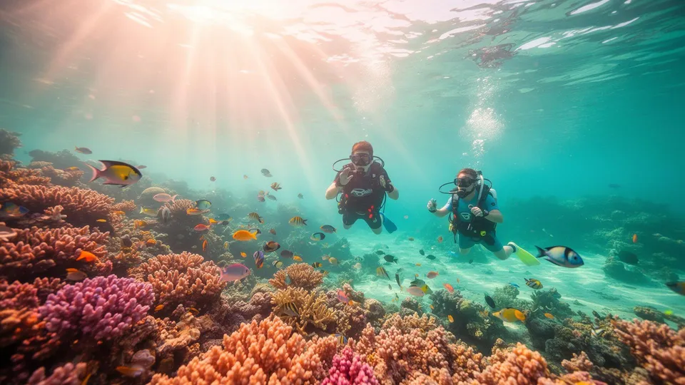 Underwater diving in Thailand
